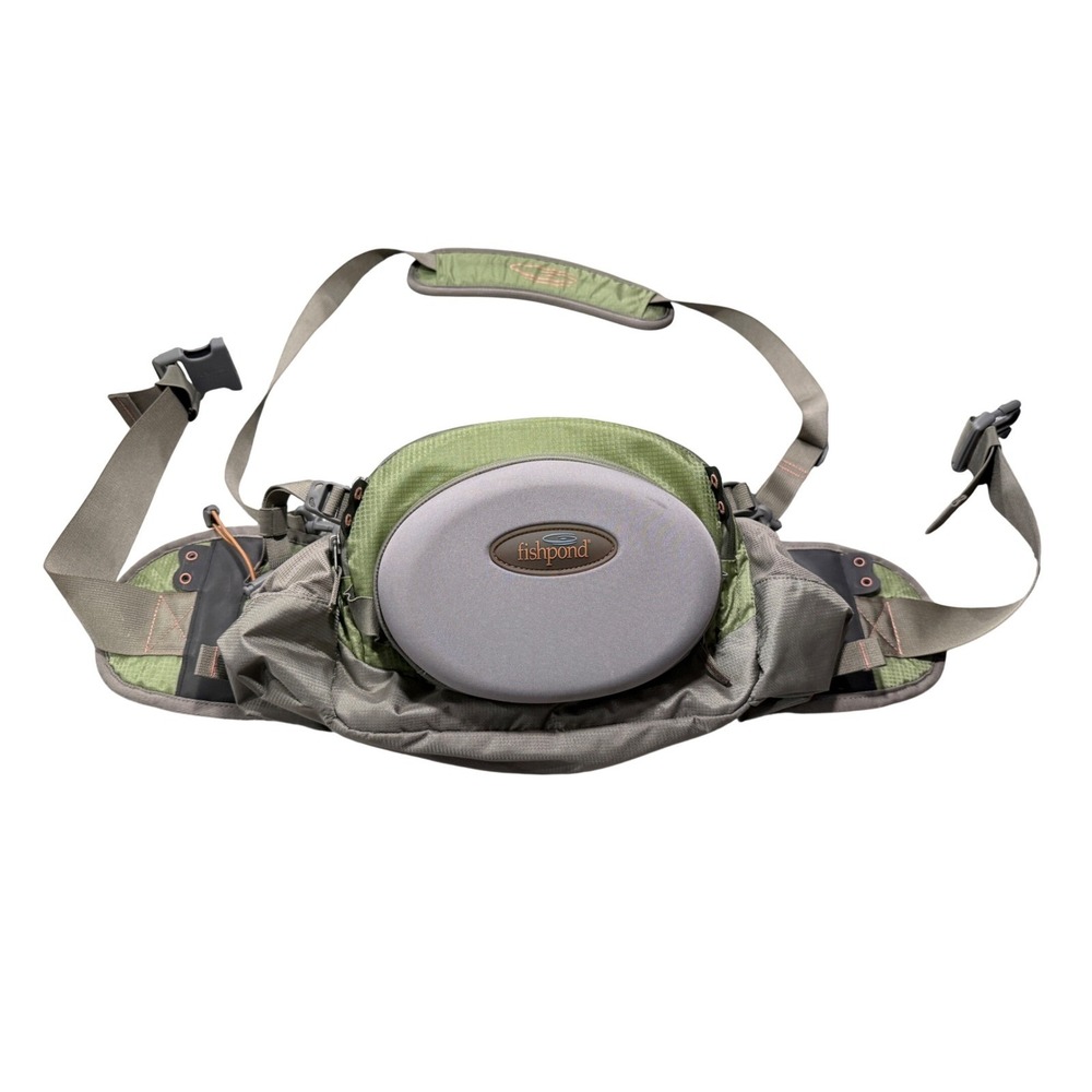 Fishpond Waterdance Guide Fly Fishing Lumbar Waist Pack Green Grey Technical